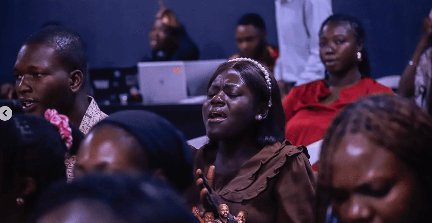 Members of the Glory Hills congregation during worship