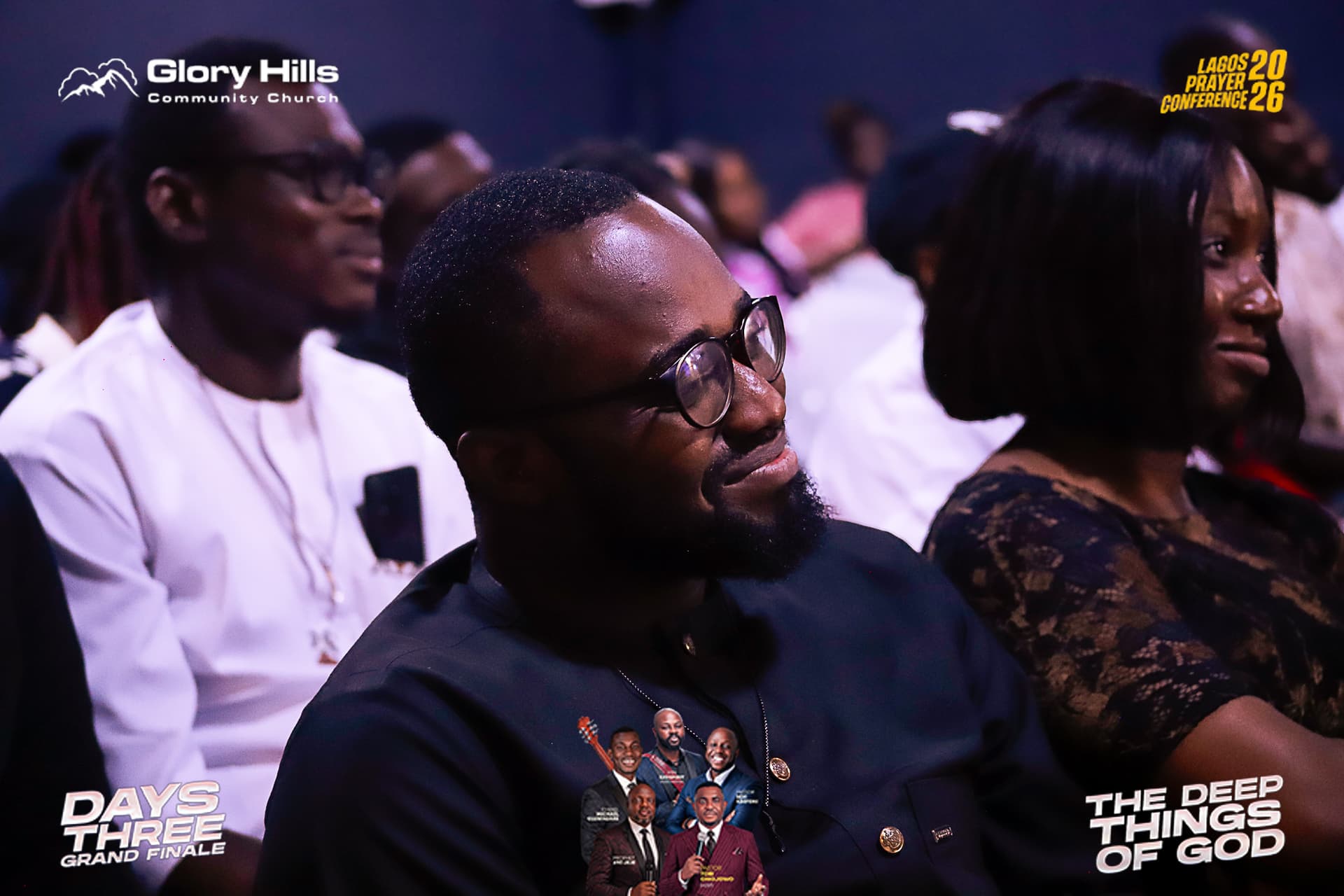 Congregation listening to Pastor Tobi's sermon